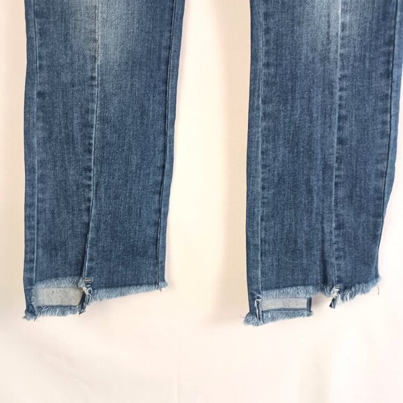 EVIDNT Tangier Step Hem Jeans Size 27 NWT Straight Stretch Fit $108 - Picture 2 of 7